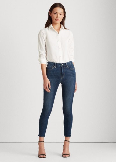 Ralph Lauren Regal Skinny Ankle Jeans Dame Danmark (DLEPU3028)